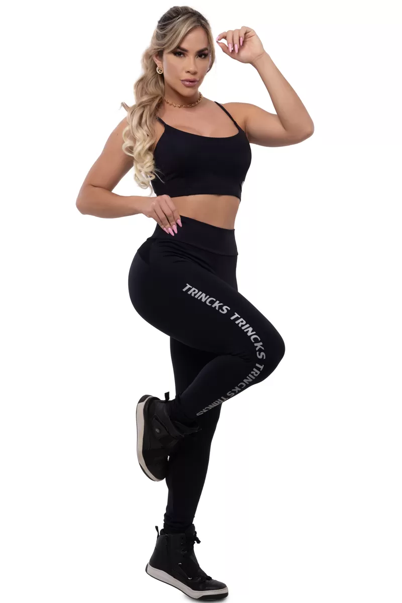 Trincks - All Black Legging and Top Set - 
