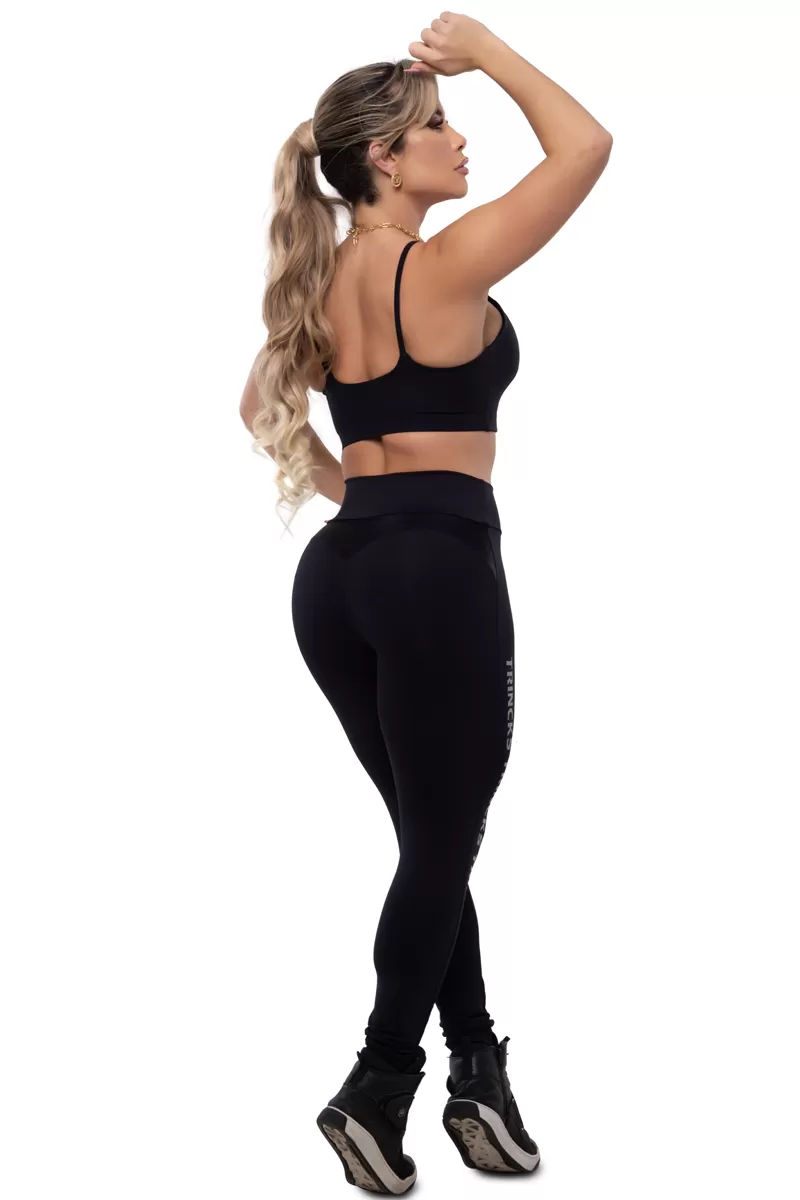 Trincks - All Black Legging and Top Set - 