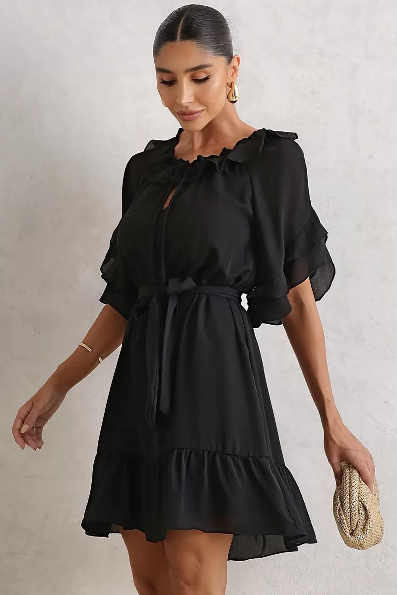 Miss Misses - Vestido Simone Preto - 54483001