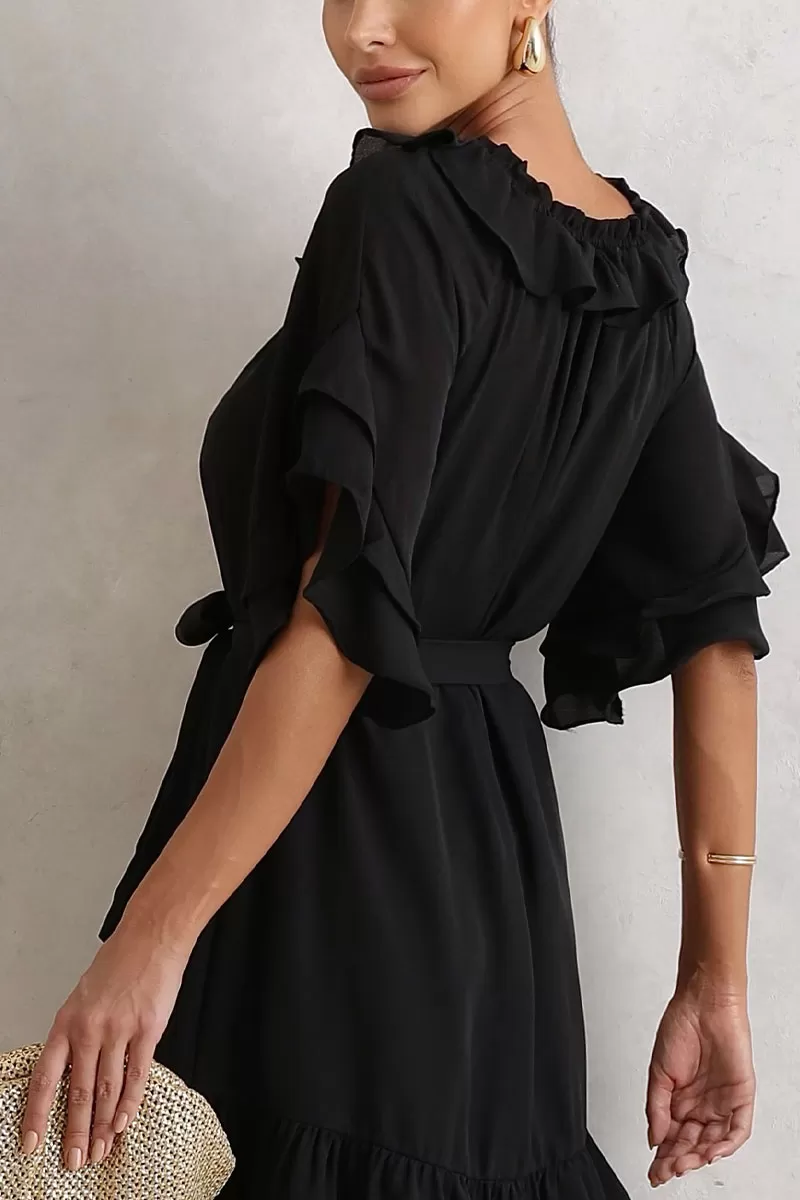 Miss Misses - Vestido Simone Preto - 54483001