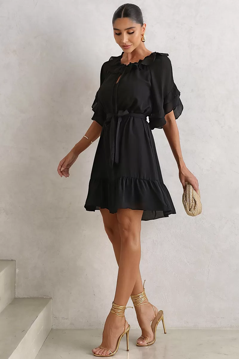 Miss Misses - Vestido Simone Preto - 54483001