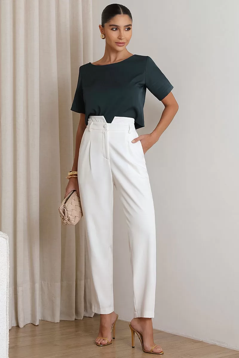 Miss Misses - Blusa Vivian Com Zíper Costas Verde - 54486023