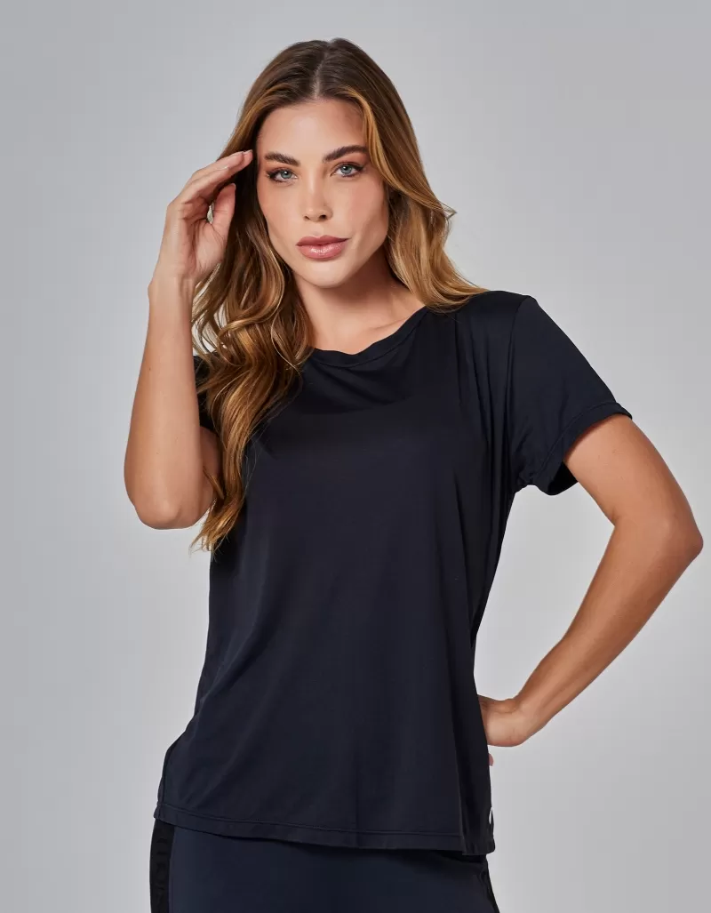 Vestem - Blusa Manga Curta Dry Fit Winner Preto - BMC781.I25.C0002
