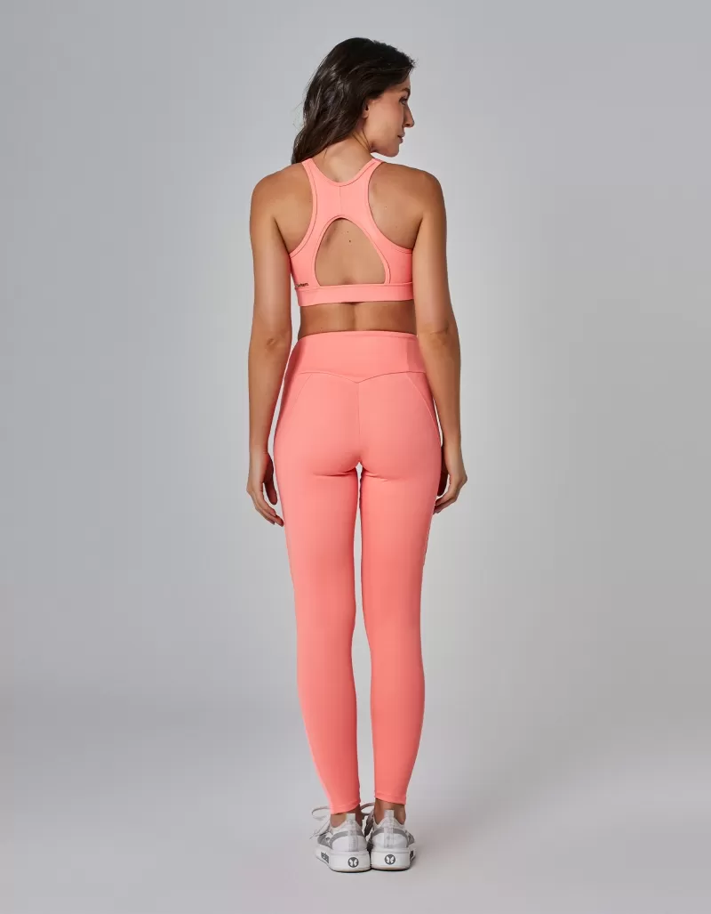 Vestem - Movement Orange Camellia Pocket Leggings - FS1472.I25.C0527