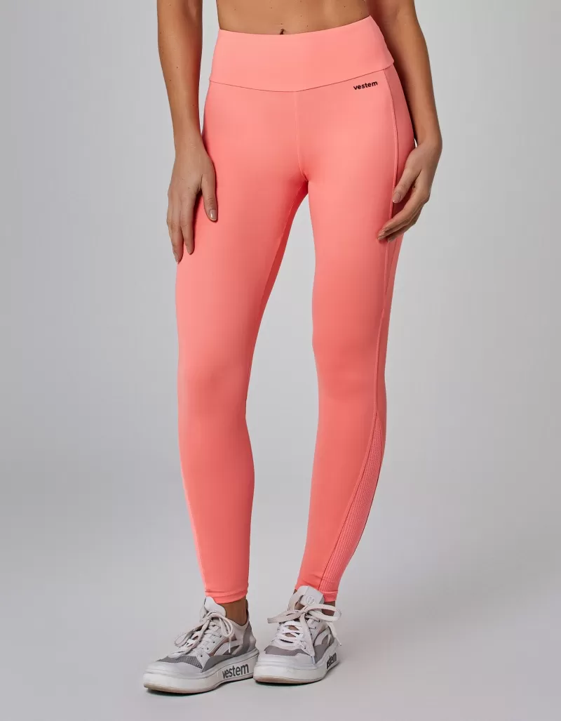 Vestem - Movement Orange Camellia Pocket Leggings - FS1472.I25.C0527