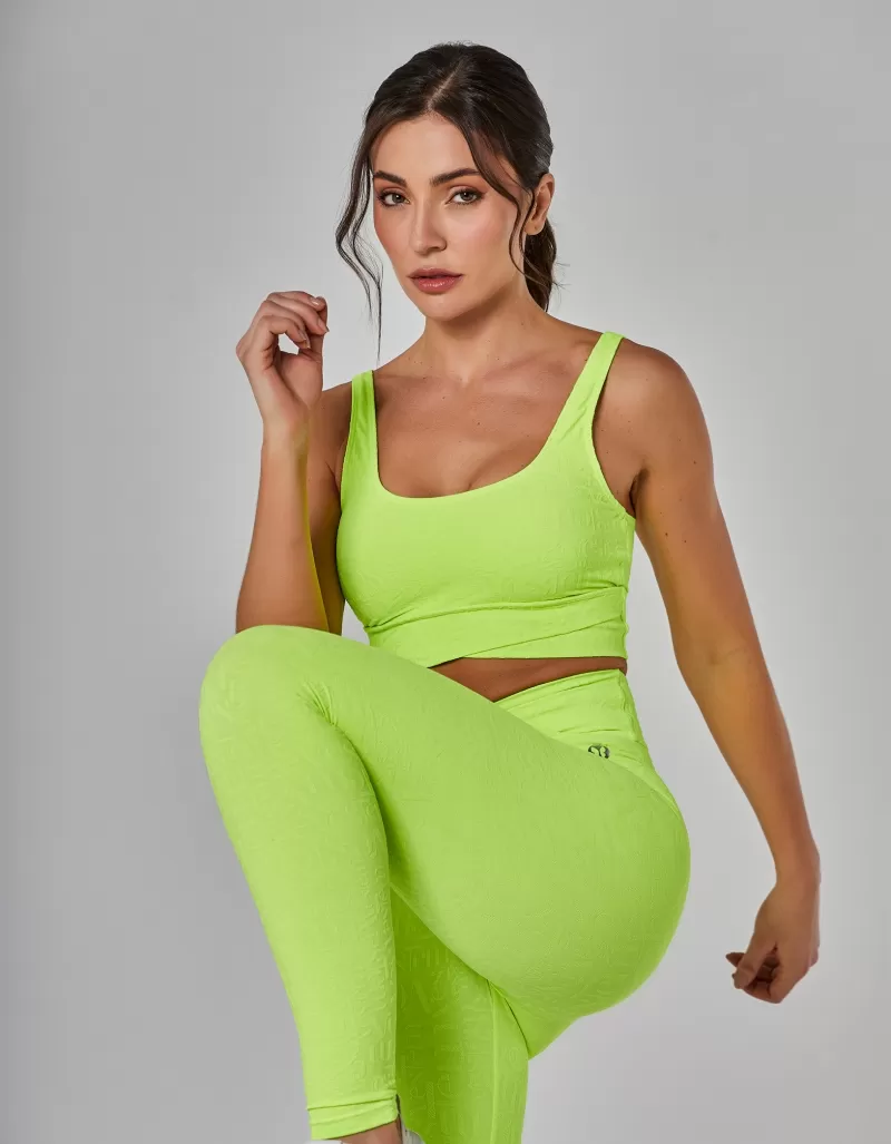 Vestem - Winner Neon Yellow High Support Top - TOP1128.I25.C0009
