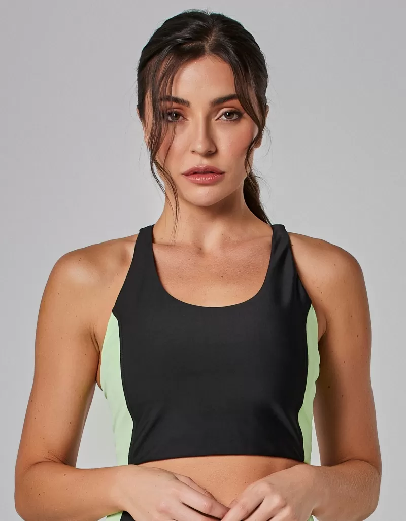 Vestem - Top Média Sustentação Connect Preto - TOP1107.I25.C0002