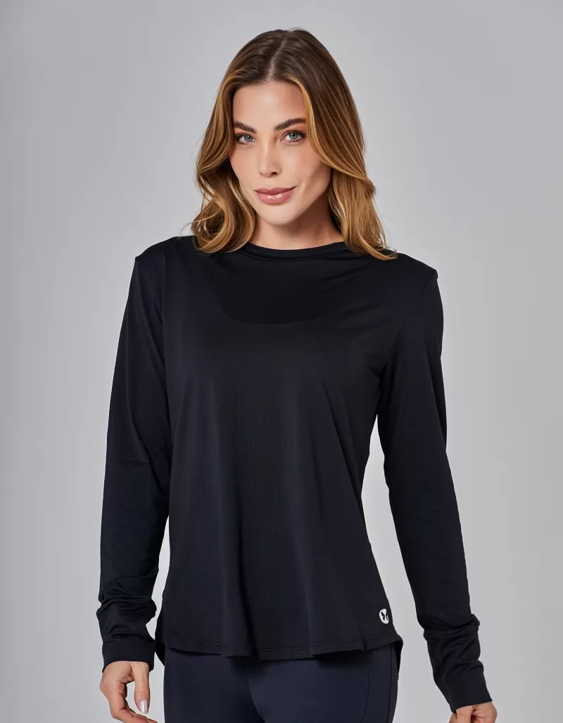 Vestem - Dry Fit Air Long Sleeve Shirt Black - BML473.I25.C0002