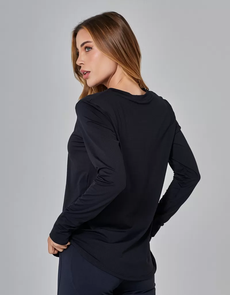 Vestem - Blusa Manga Longa Dry Fit Air Preto - BML473.I25.C0002