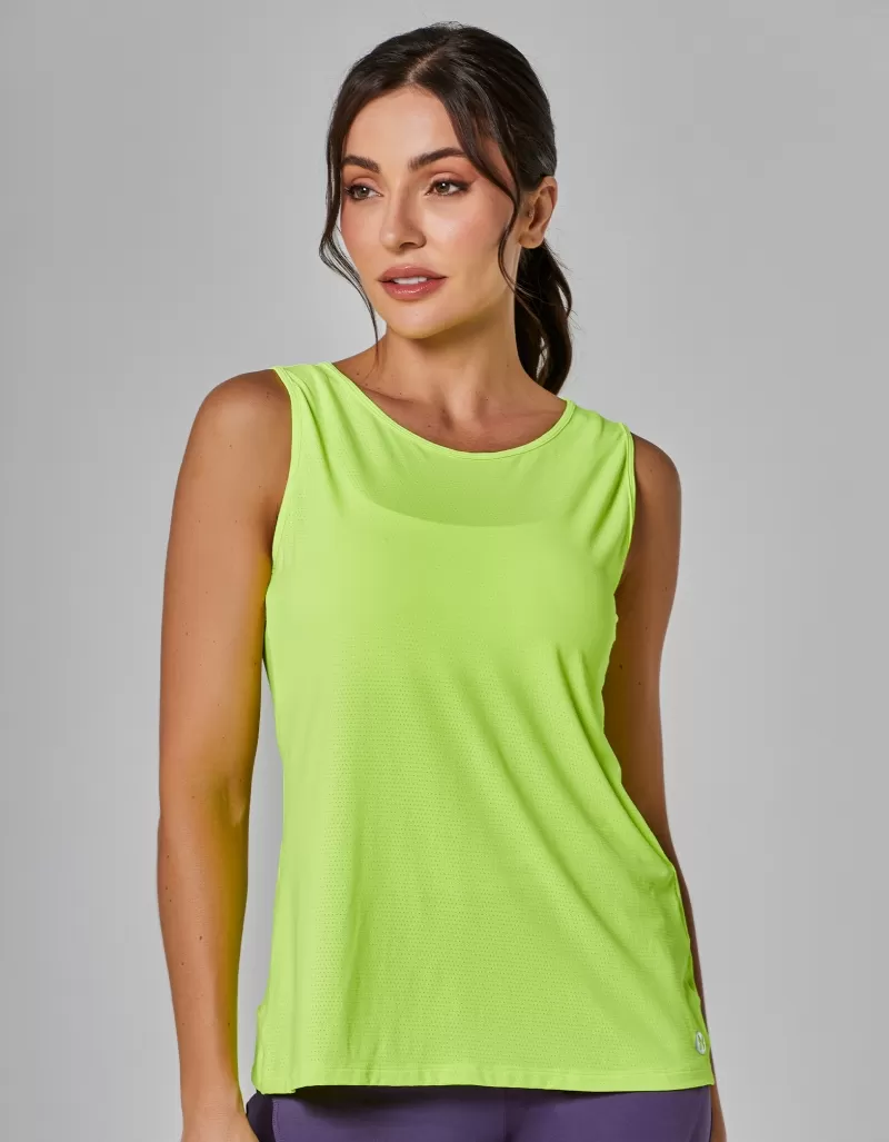 Vestem - Regata Dry Fit Spring Amarelo Neon - REG811.I25.C0009