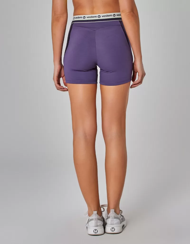 Vestem - Shorts Cós Elástico Bounce Ametista - SH669.I25.C0515