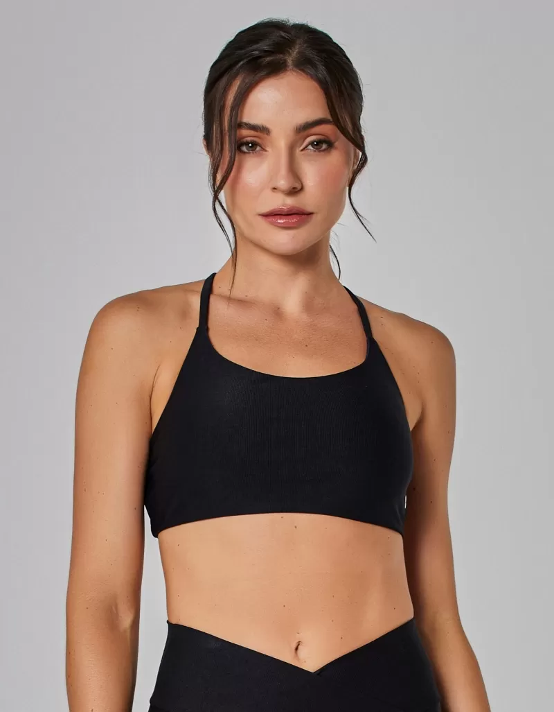 Vestem - Top Leve Sustentação Lily Preto - TOP1057.I25.C0002