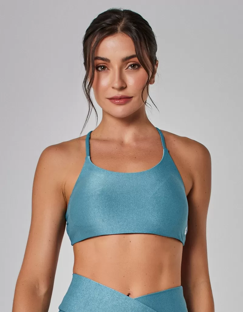 Vestem - Top Leve Sustentação Lily Azul Mirante - TOP1057.I25.C0390