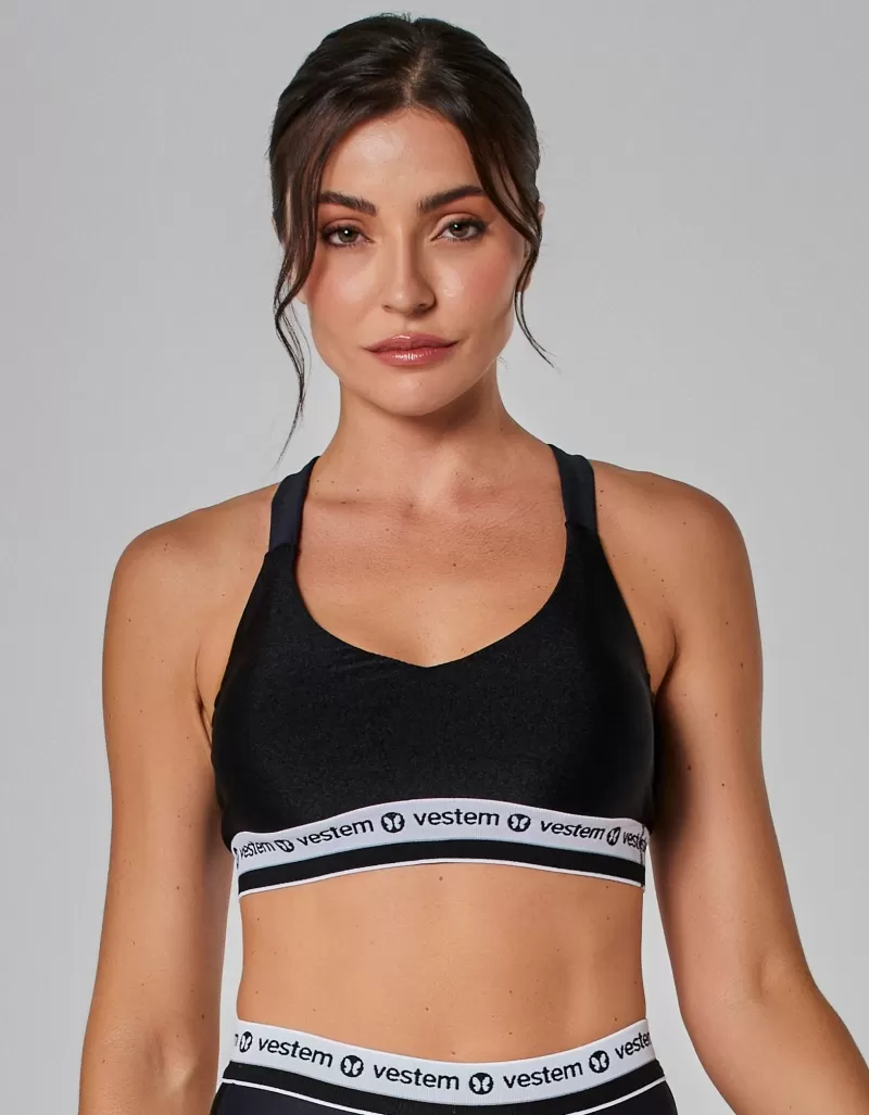 Vestem - Bounce Medium Support Top Black - TOP1113.I25.C0002