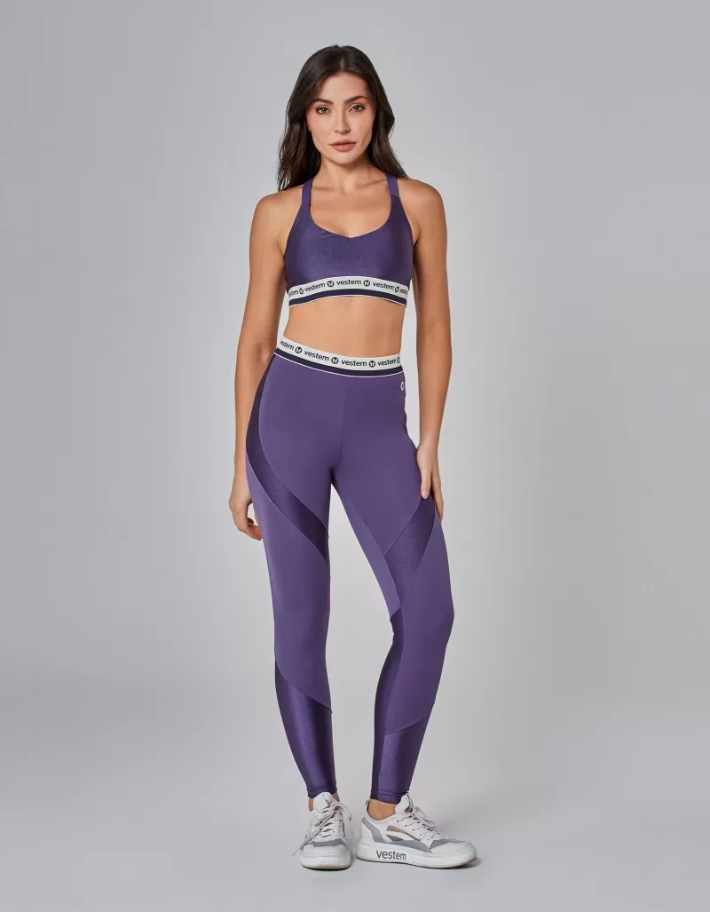 Vestem - Top Média Sustentação Bounce Ametista - TOP1113.I25.C0515