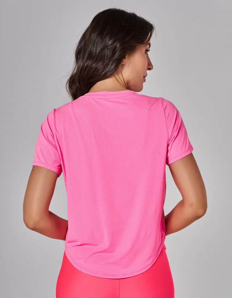 Vestem - Blusa Manga Curta Dry Fit Embaixadoras Rosa Aurora - BMC772.ESS.C0526