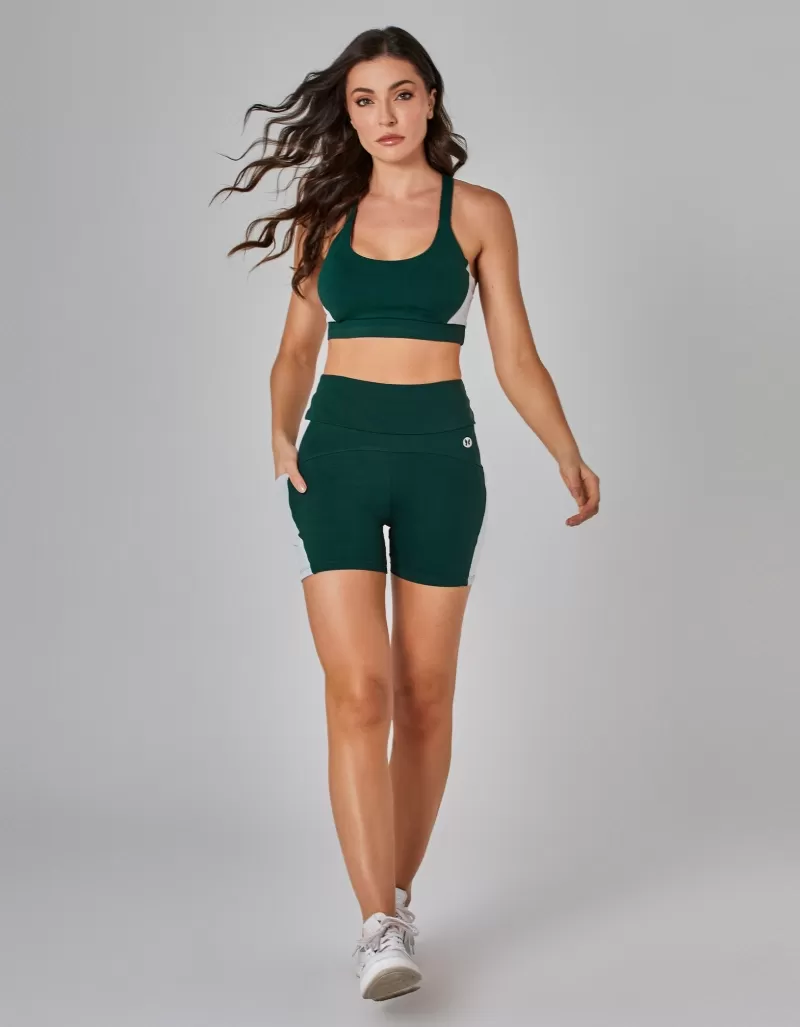 Vestem - Shorts Bicolor Ritmo Verde Eden - SH681.I25.C0512
