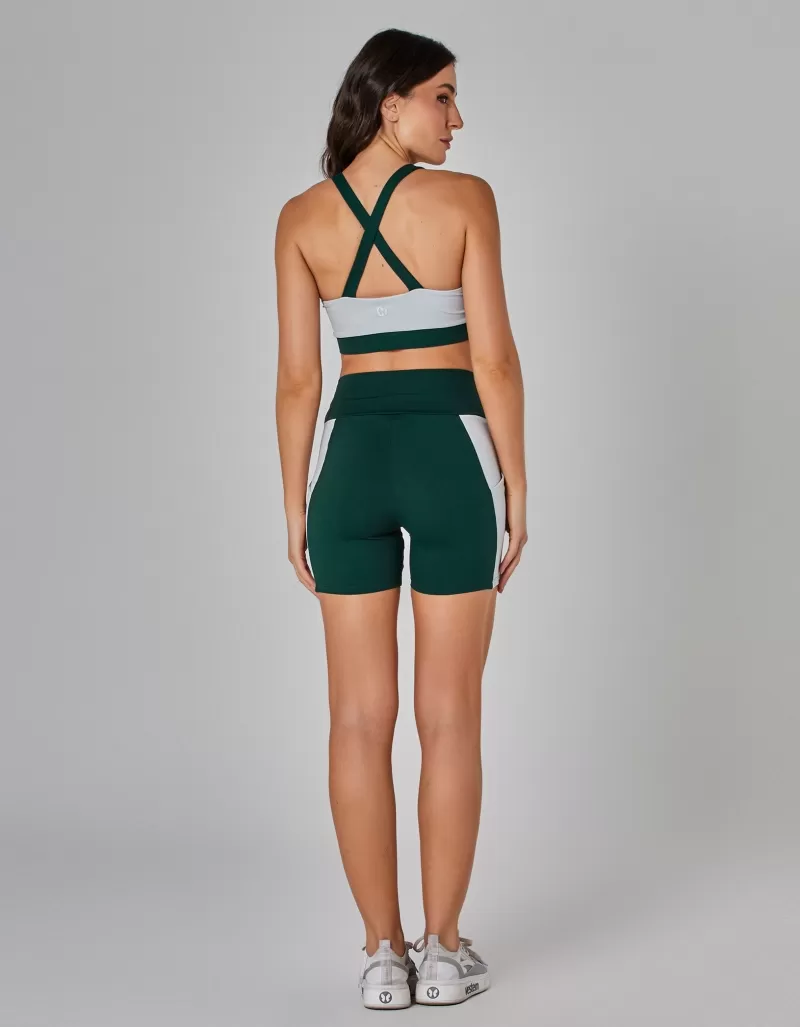 Vestem - Shorts Bicolor Ritmo Verde Eden - SH681.I25.C0512
