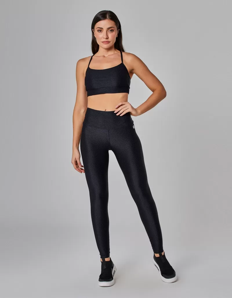 Vestem - Top Média Sustentação Life Preto - TOP1089.I25.C0002