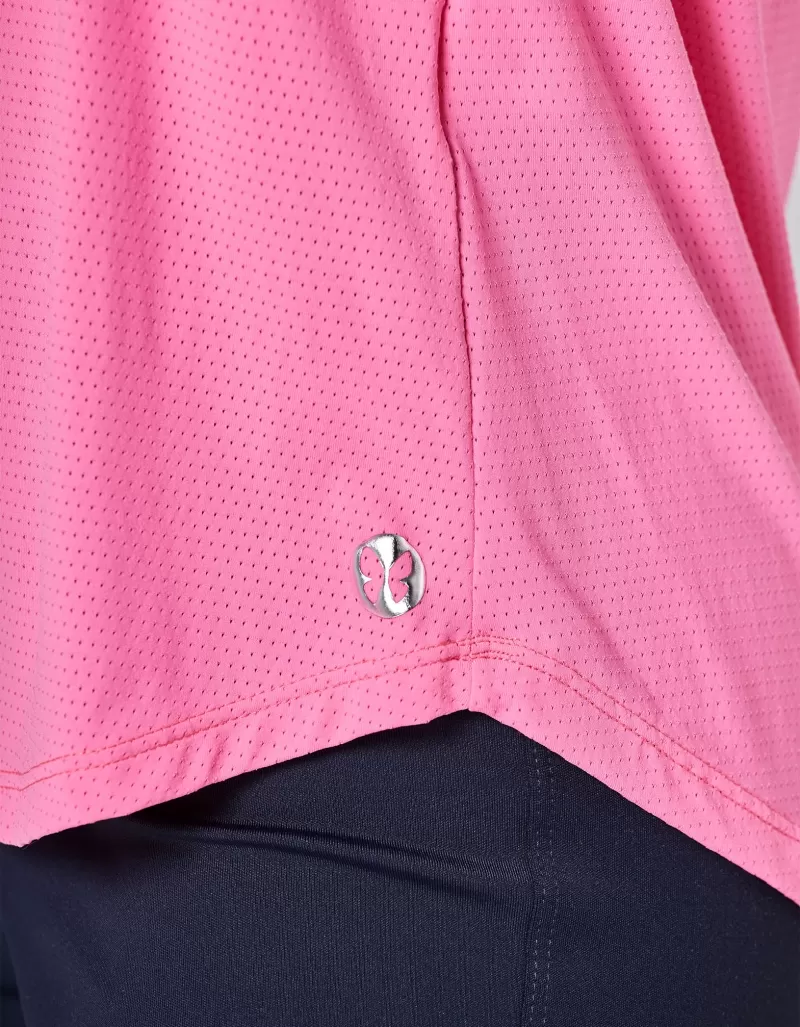 Vestem - Blusa Manga Curta Dry Fit Janice Rosa Aurora - BMC31.ESS.C0526