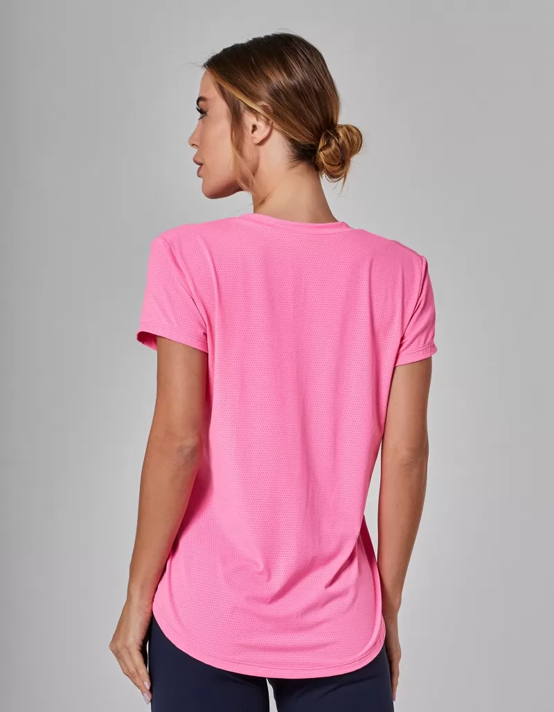 Vestem - Blusa Manga Curta Dry Fit Janice Rosa Aurora - BMC31.ESS.C0526