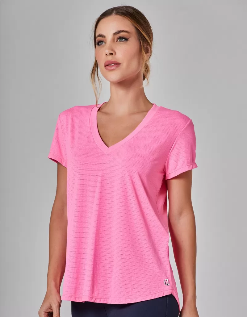 Vestem - Dry Fit Janice Short Sleeve Shirt Pink Aurora - BMC31.ESS.C0526