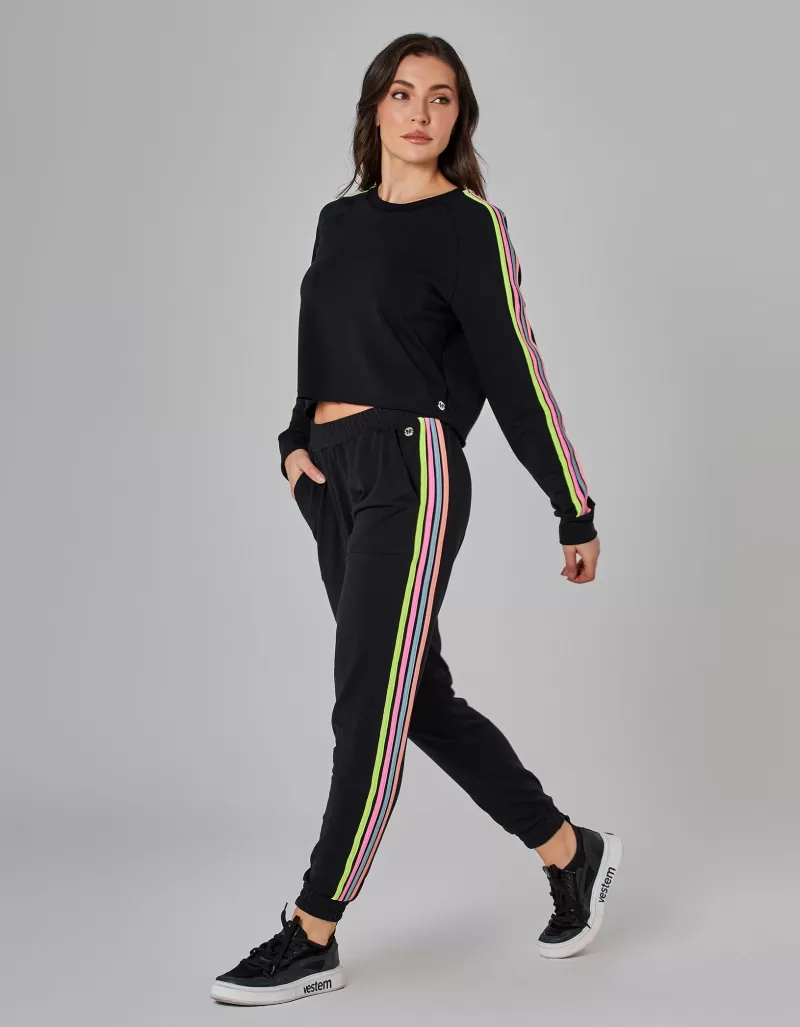 Vestem - Conjunto Moletom Aviator Preto - CJ65.I25.C0002