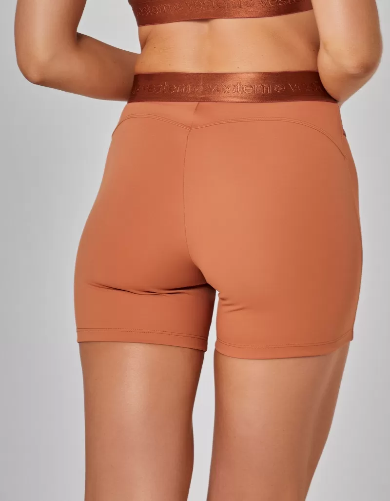 Vestem - Shorts Cós Transpassado Core Marrom Conhaque - SH653.I25.C0552