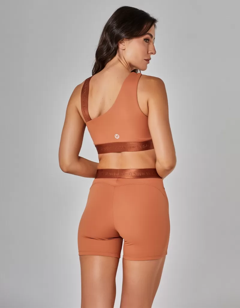 Vestem - Shorts Cós Transpassado Core Marrom Conhaque - SH653.I25.C0552