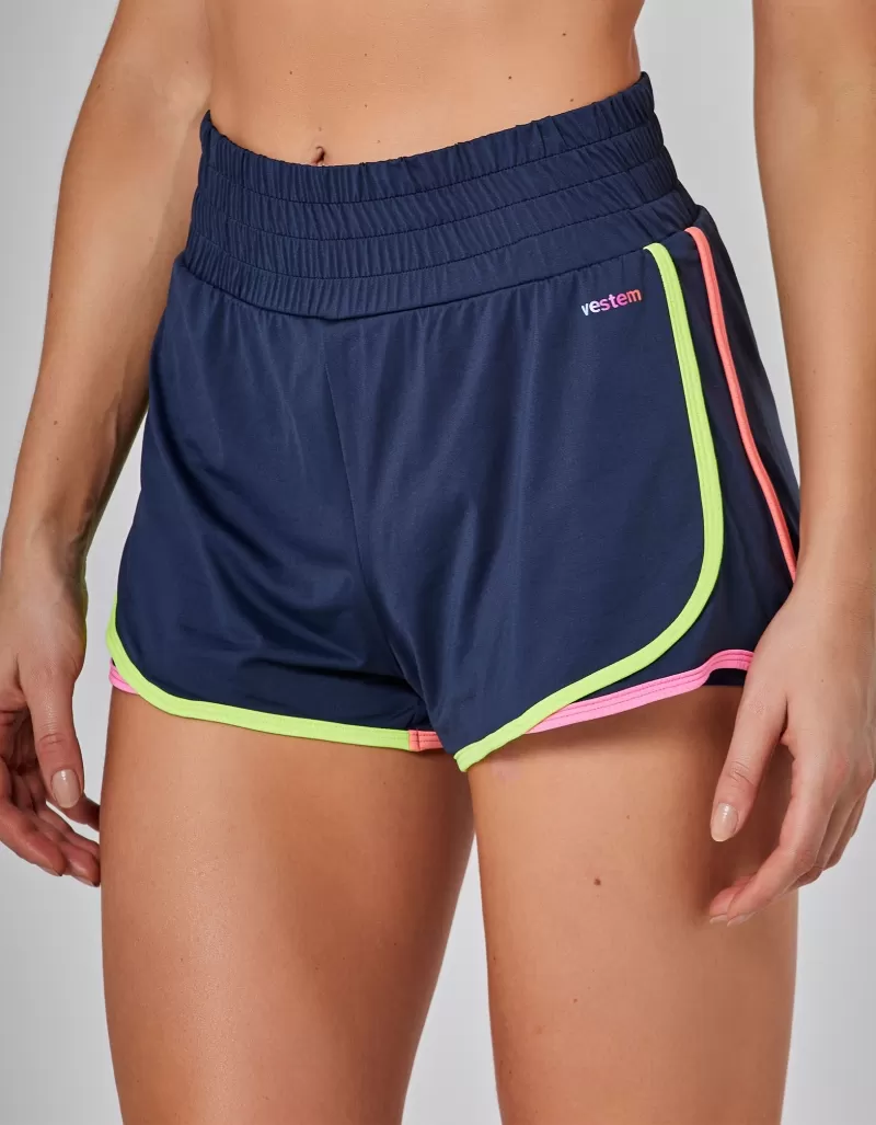 Vestem - Dark Navy Aviator Running Shorts - SHR661.I25.C0173