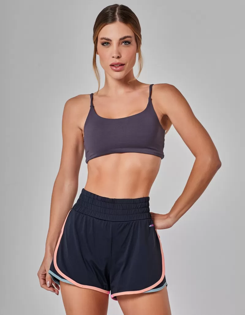 Vestem - Black Aviator Running Shorts - SHR661.I25.C0002