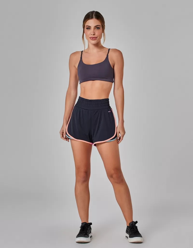 Vestem - Black Aviator Running Shorts - SHR661.I25.C0002