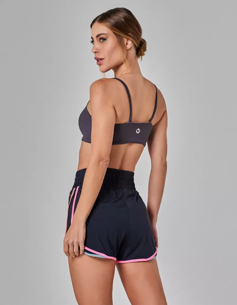 Vestem - Black Aviator Running Shorts - SHR661.I25.C0002