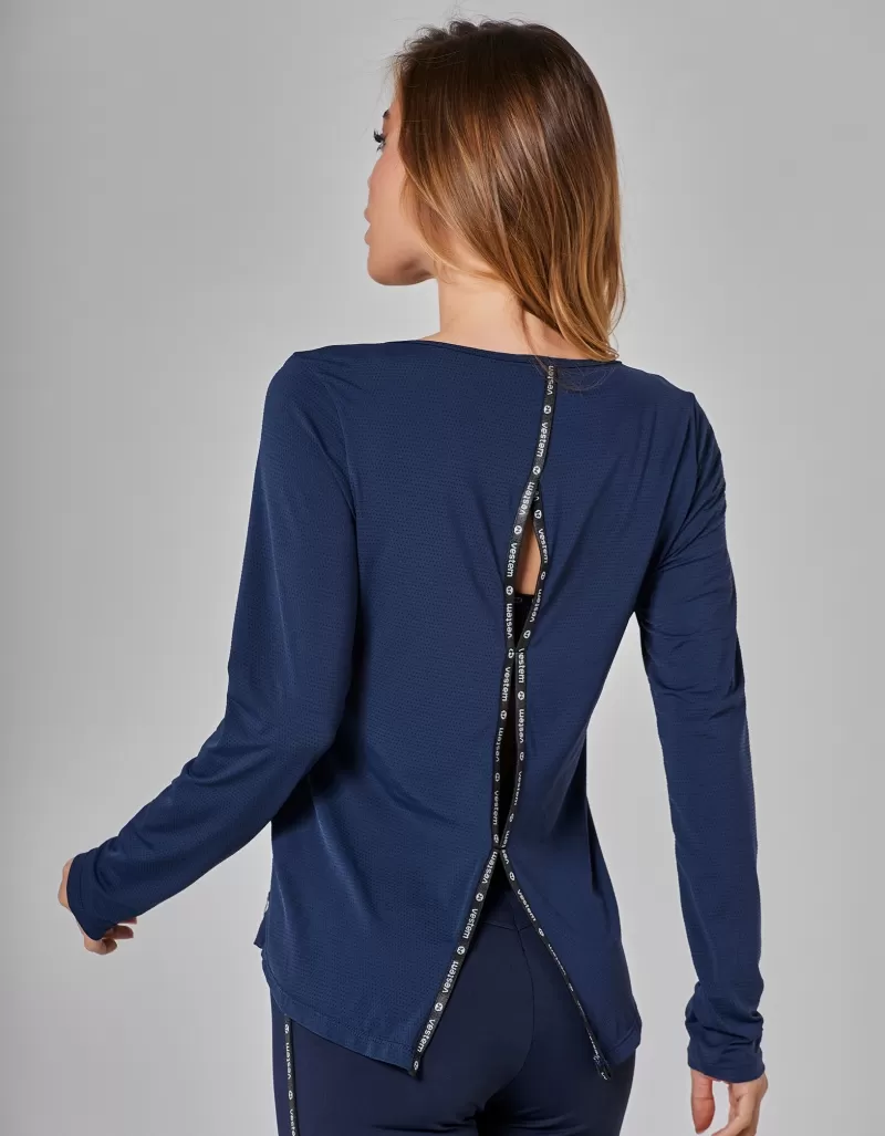 Vestem - Blusa Manga Longa Dry Fit Hype Marinho Escuridão - BML475.I25.C0173