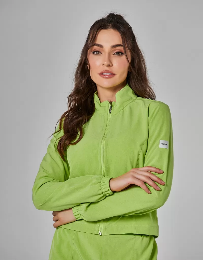 Vestem - Mint Green Blend Cropped Jacket - JAC250.I25.C0280