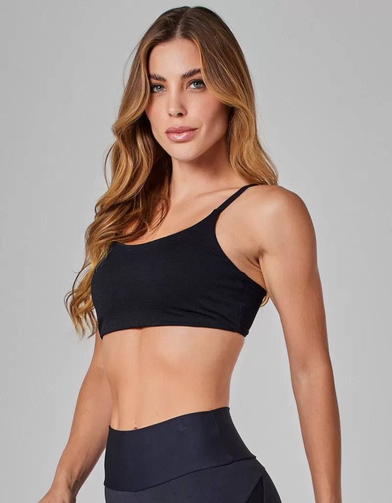 Vestem - Top Média Sustentação Flow Preto - TOP1083.I25.C0002