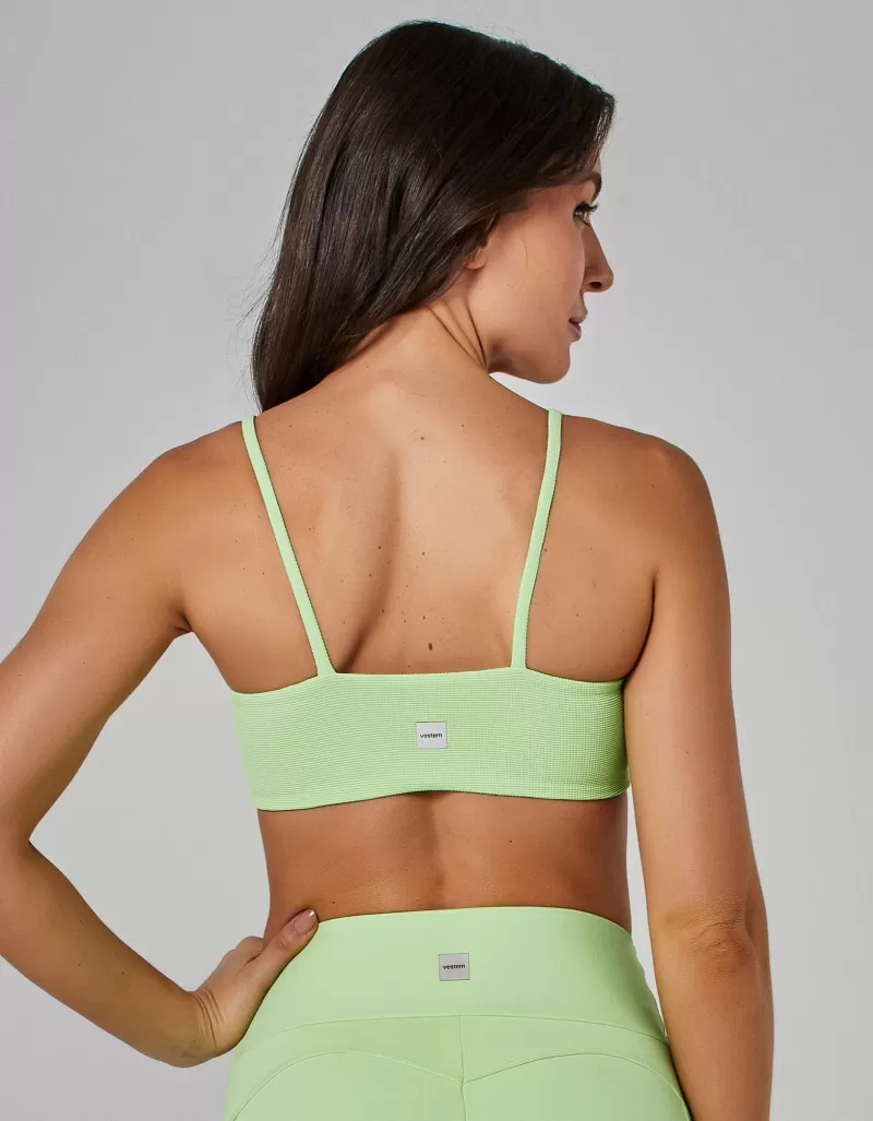 Vestem - Top Média Sustentação Flow Verde Menta - TOP1083.I25.C0280