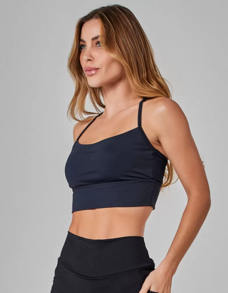Vestem - Top Média Sustentação Space Preto - TOP1125.I25.C0002