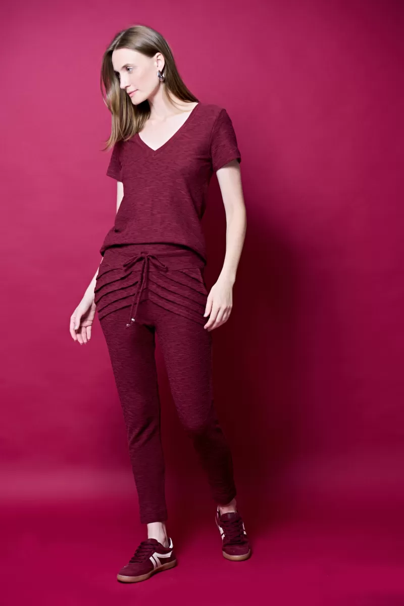 Hidrogênio - CAMISETA MANGA CURTA MOLETON VINHO - 18455043