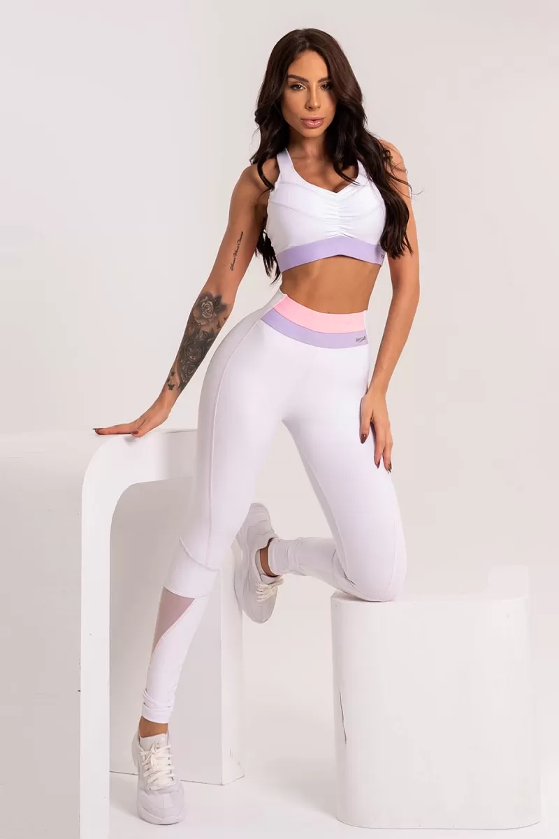 ZNG - CANDY FLOSS WHITE LEGGINGS - CIG834