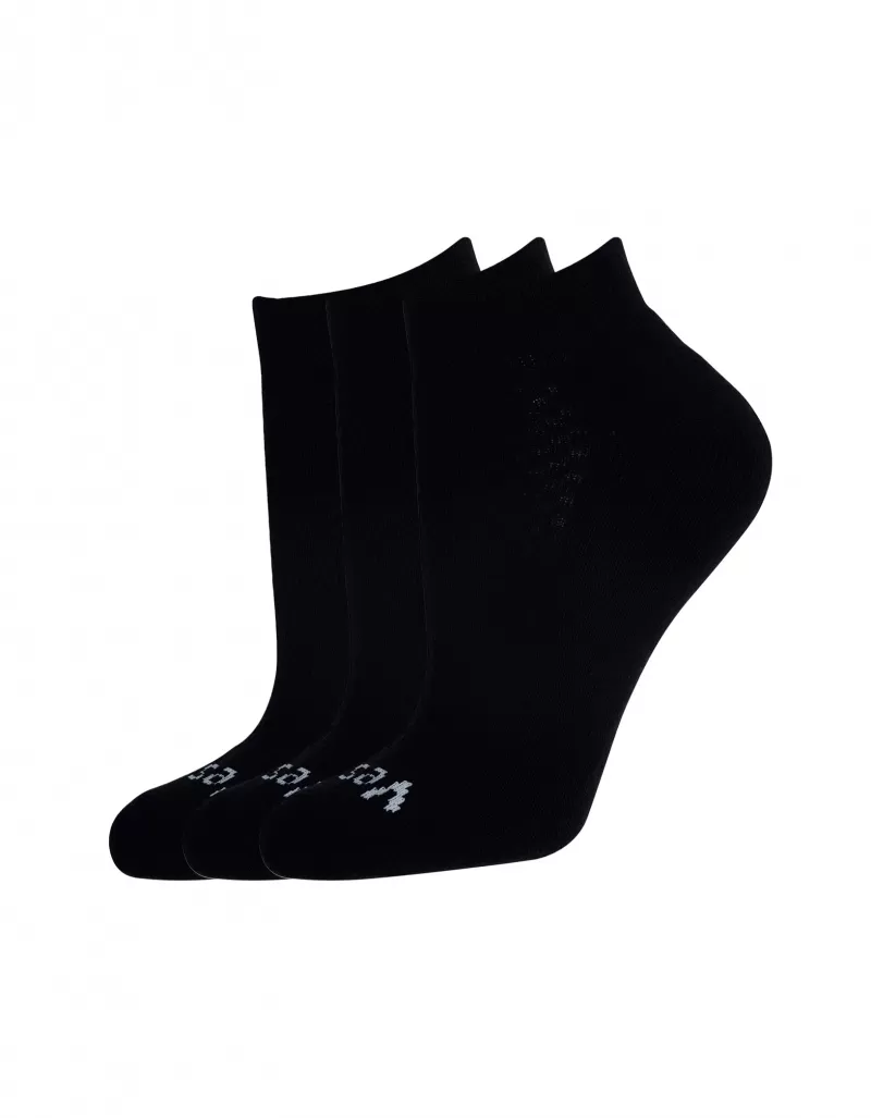 Vestem - Kit C/3 Meia Sapatilha Collors Vestem Preto - KITMEI19.C0002