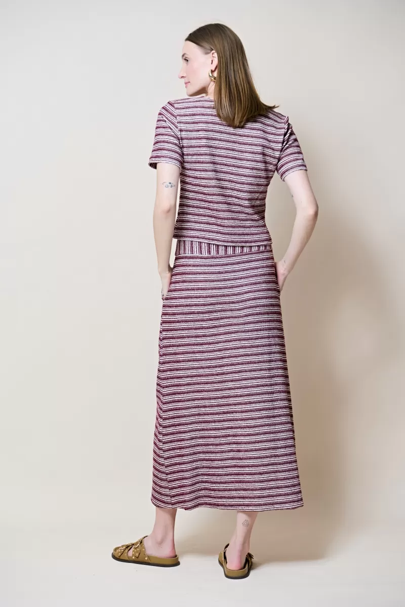 Hidrogênio - BLUSA DECOTE V A FIO VINHO - 20306043