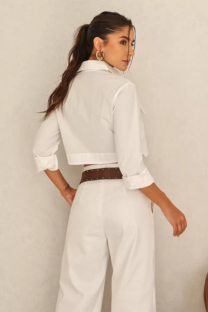 Dot Clothing - Pants Twill Dot Clothing Mandi Off White - 2635OFF