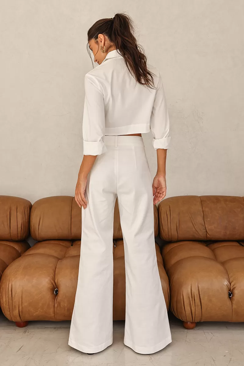 Dot Clothing - Pants Twill Dot Clothing Mandi Off White - 2635OFF