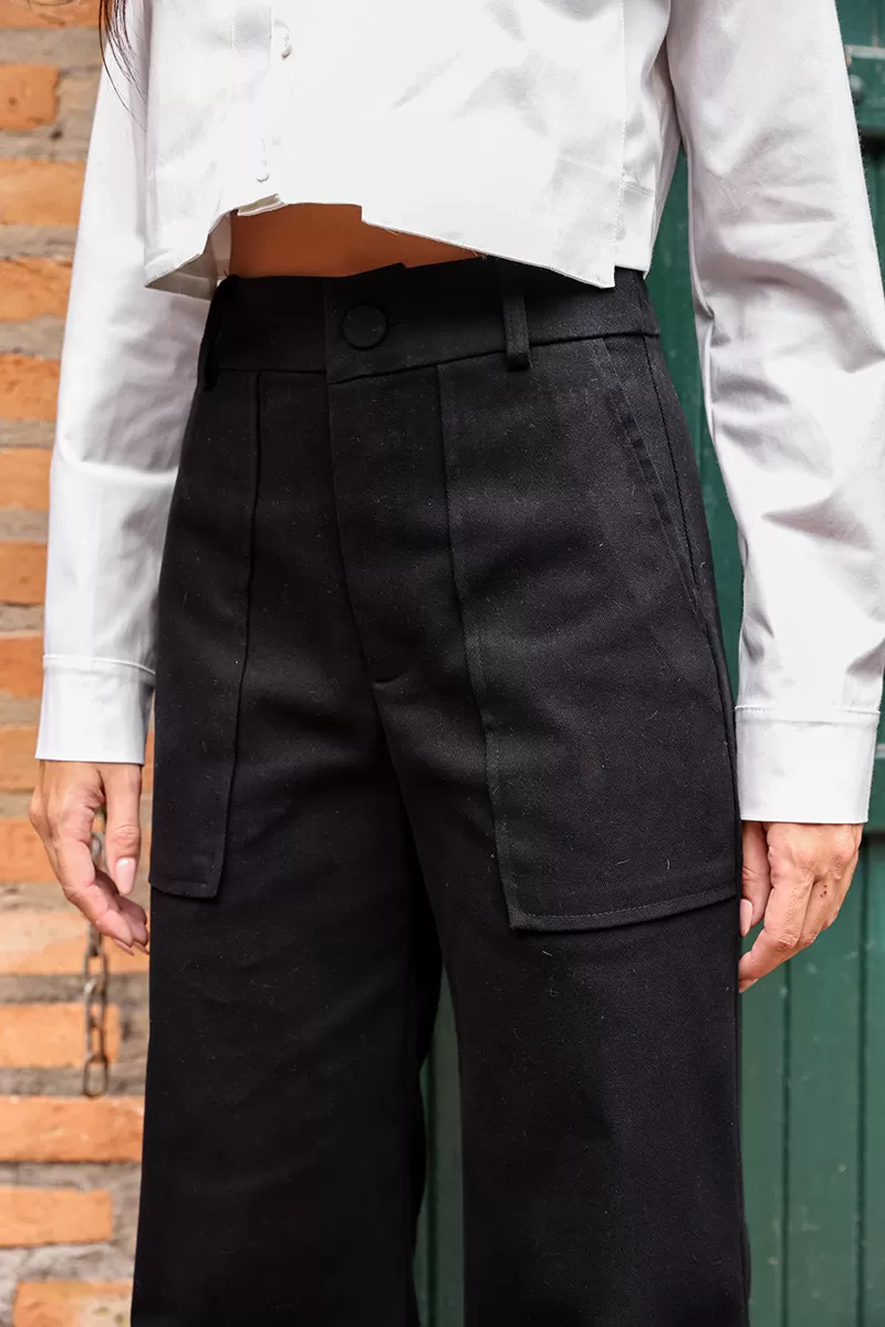 Dot Clothing - Calça Sarja Dot Clothing Mandi Preto - 2635PRETO