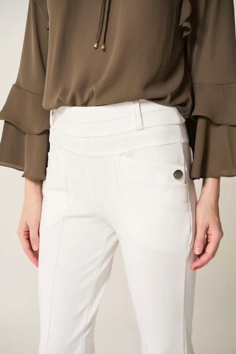 Hidrogênio - CALÇA PESCADOR C/ LAPELAS CAMILA OFF WHITE - 20286018