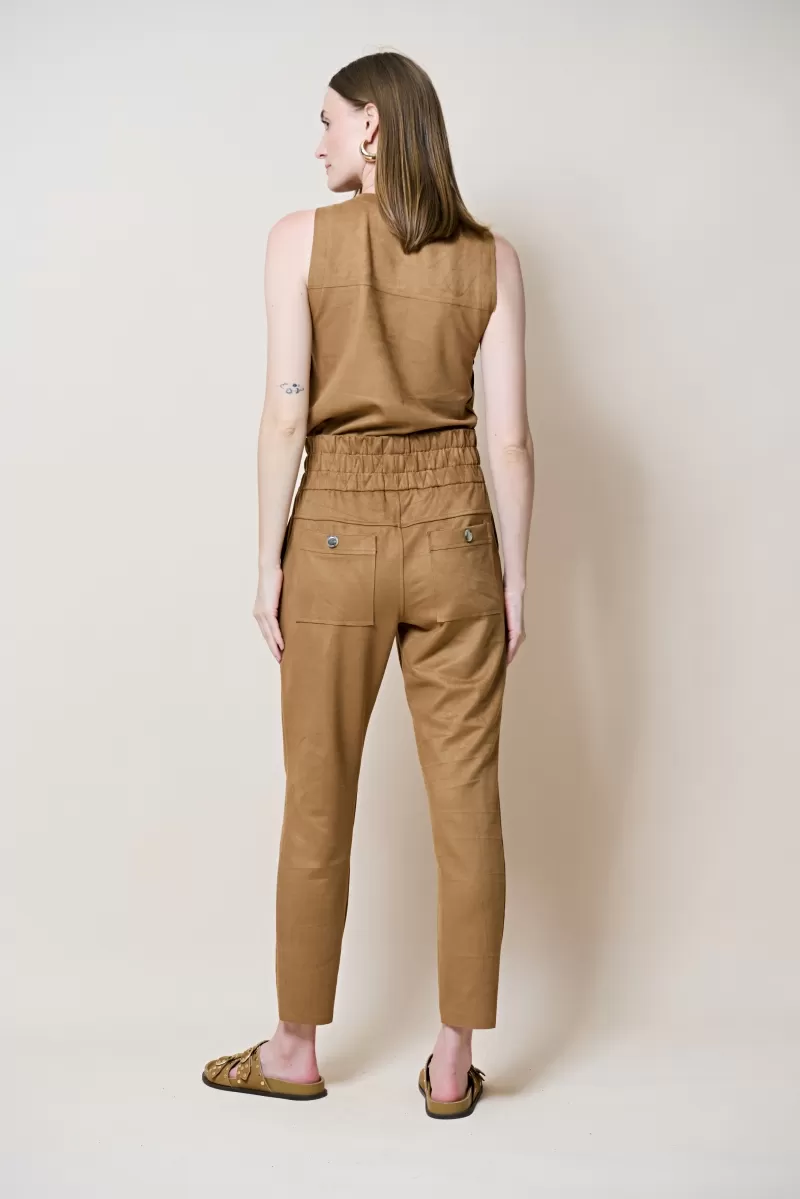 Hidrogênio - CALÇA JOGGER A FIO VICK BEGE NUT - 20297296