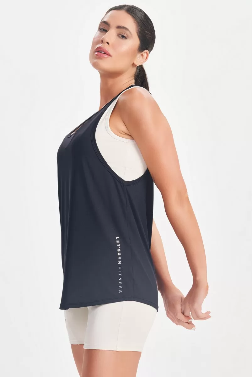 Lets Gym - Regata Exclusive Preto - 2578PT