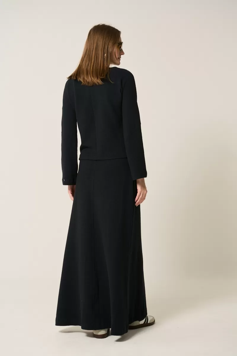 Hidrogênio - BLUSA MANGA EVASÊ C/ OMBRO CAIDO PRETO - 20313001
