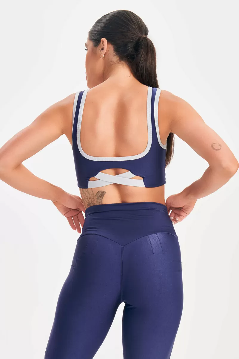 Lets Gym - Blue Happiness Top - 2688AZ